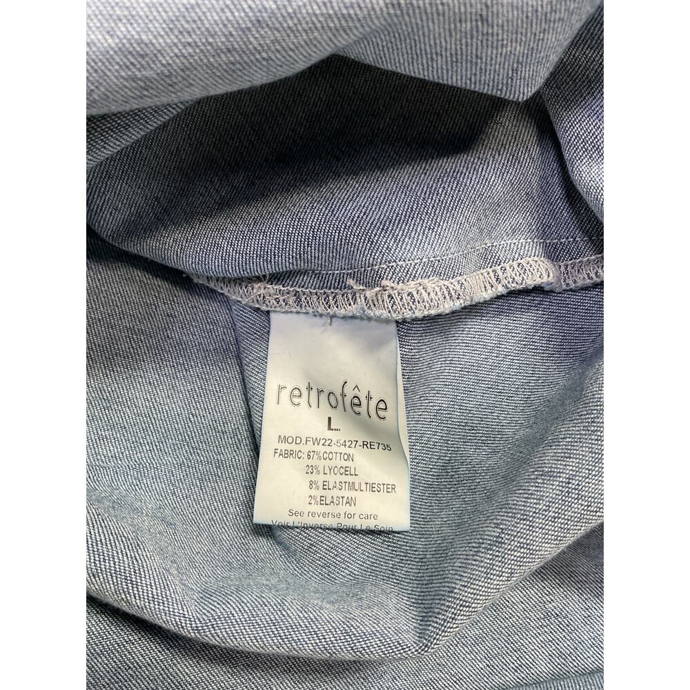 Retrofete Ruched Bailey Gigi Dress Size L - Picture 5 of 5